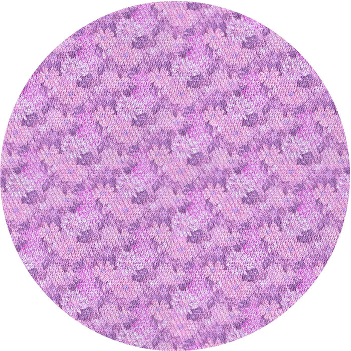 Square Patterned Pastel Purple Pink Rug, pat1268pur