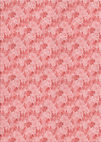 Machine Washable Transitional Pastel Pink Rug, wshpat1268rd