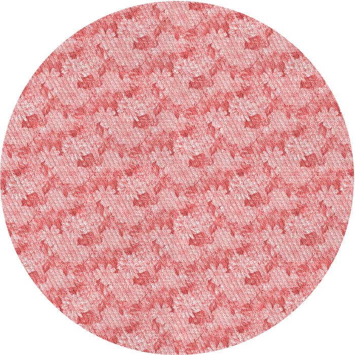Square Machine Washable Transitional Pastel Pink Rug in a Living Room, wshpat1268rd
