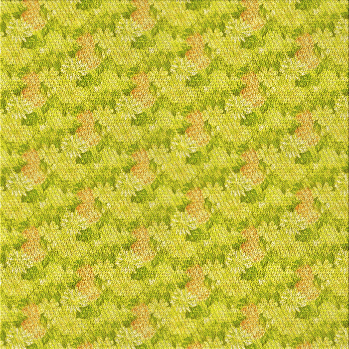 Round Machine Washable Transitional Yellow Rug, wshpat1268yw