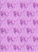 Patterned Pastel Purple Pink Rug, pat1269pur