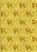 Machine Washable Transitional Golden Yellow Rug, wshpat1269yw