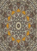 Patterned Light French Beige Brown Novelty Rug, pat126