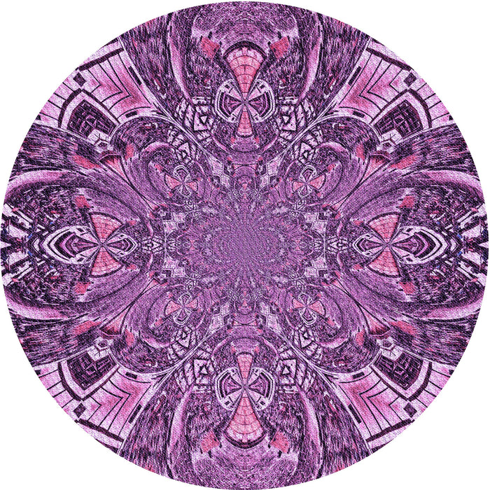 Square Patterned Violet Purple Rug, pat127pur