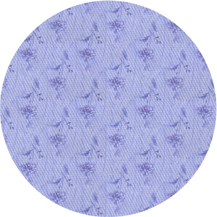 Square Patterned Sky Blue Rug, pat1270blu