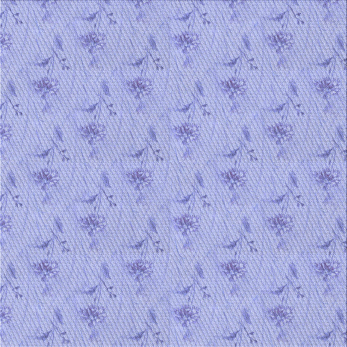 Round Patterned Sky Blue Rug, pat1270blu