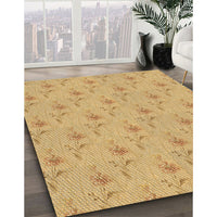 Patterned Orange Rug, pat1270brn