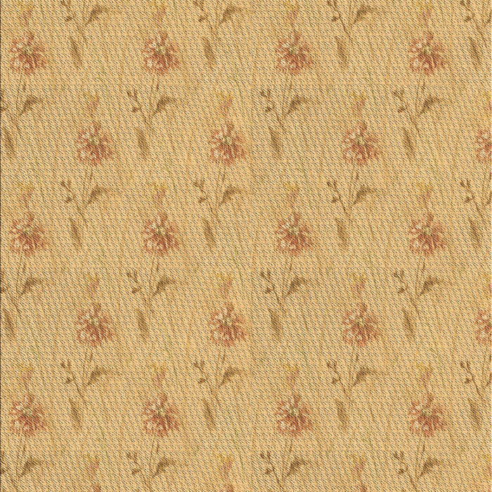 Machine Washable Transitional Orange Rug, wshpat1270brn