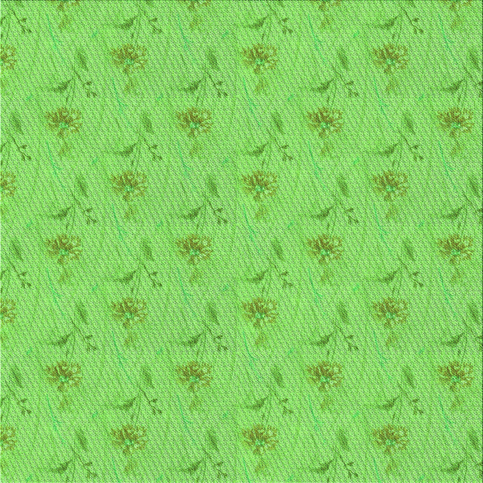 Round Patterned Emerald Green Rug, pat1270grn