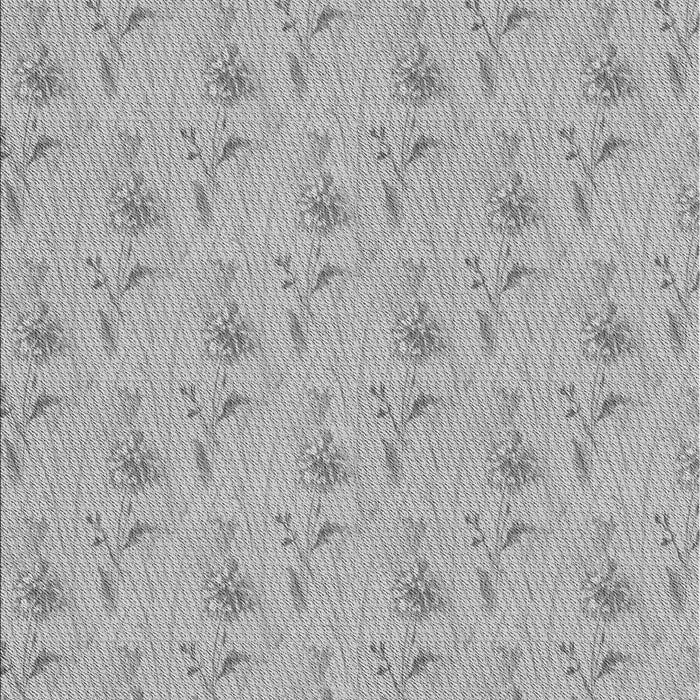 Patterned Silver Gray Rug, pat1270gry