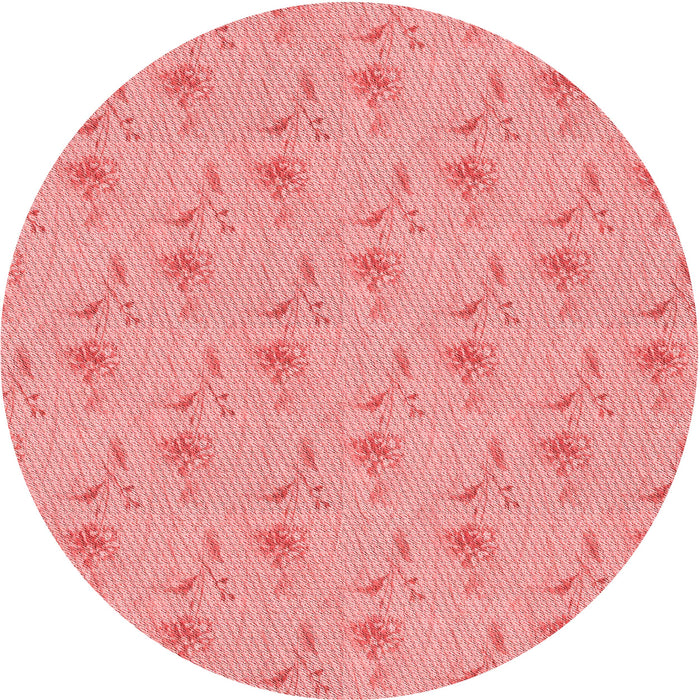 Square Machine Washable Transitional Pastel Pink Rug in a Living Room, wshpat1270rd