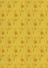 Machine Washable Transitional Gold Yellow Rug, wshpat1270yw