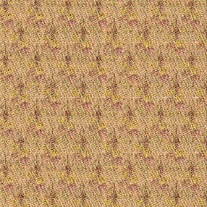 Round Machine Washable Transitional Orange Rug, wshpat1271brn