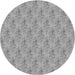 Square Patterned Cloud Gray Rug, pat1271gry