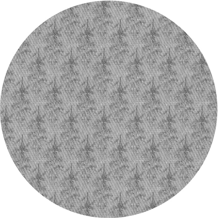 Square Machine Washable Transitional Cloud Gray Rug in a Living Room, wshpat1271gry