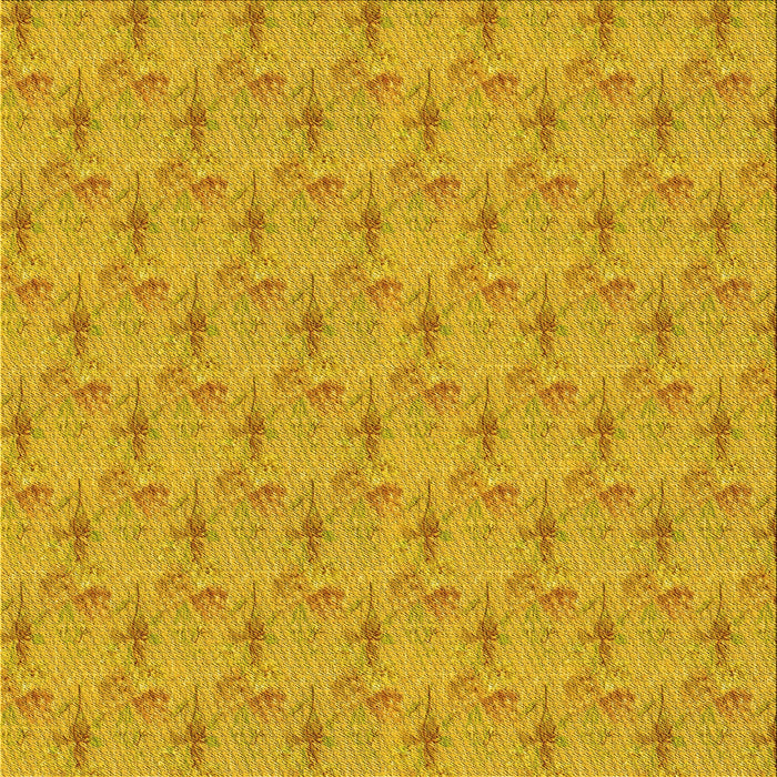 Round Patterned Orange Rug, pat1271yw