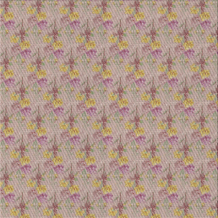 Square Patterned Dark Gold Brown Novelty Rug, pat1271