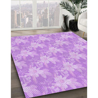 Patterned Purple Rug, pat1273pur