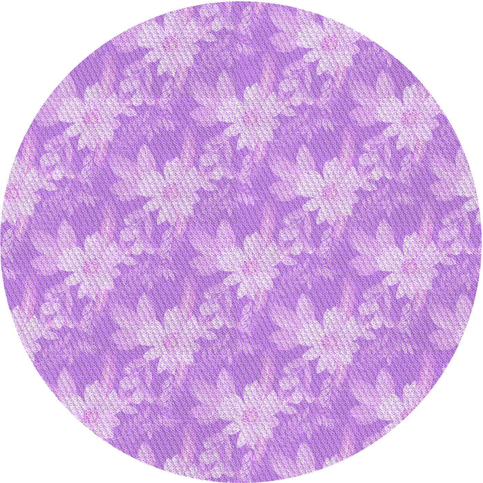 Square Patterned Purple Rug, pat1273pur