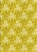 Machine Washable Transitional Yellow Rug, wshpat1273yw