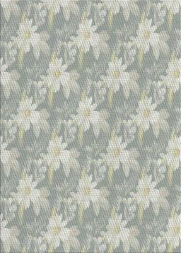 Patterned Sage Green Novelty Rug, pat1273