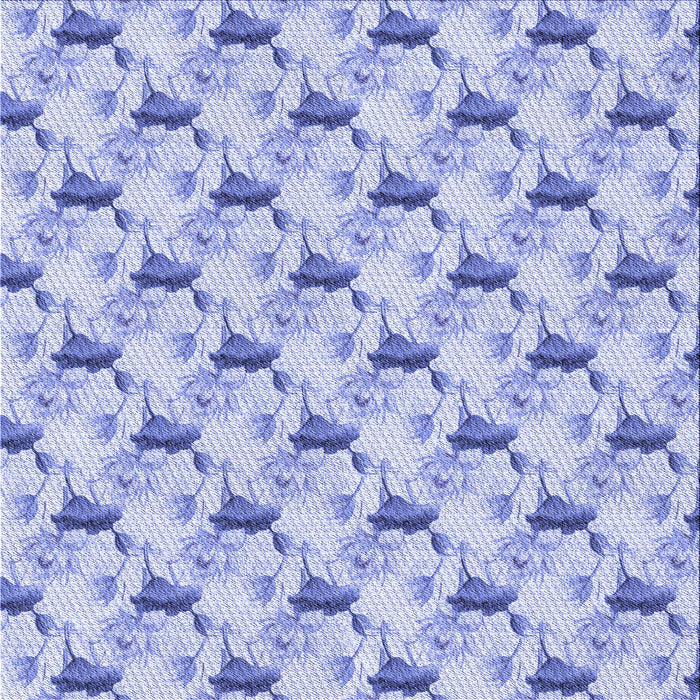 Round Patterned Blue Rug, pat1274blu