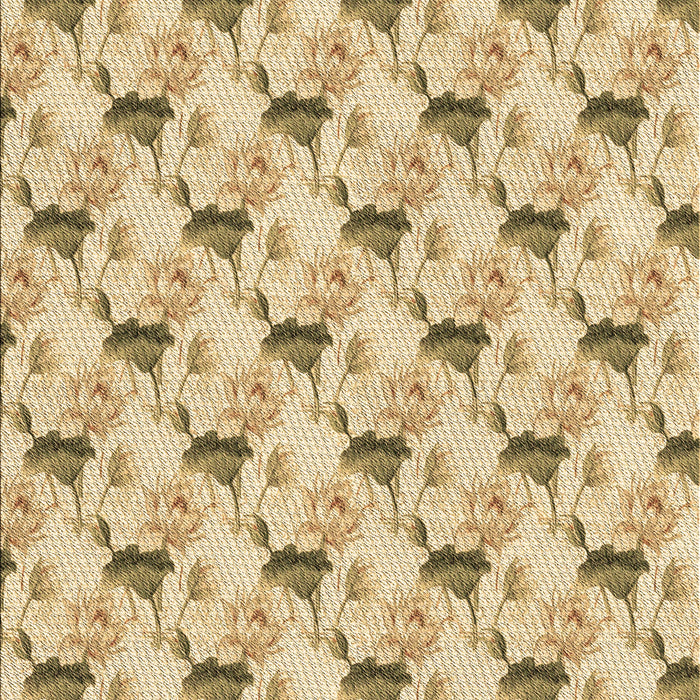 Machine Washable Transitional Cinnamon Brown Rug, wshpat1274brn