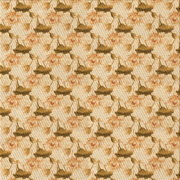 Round Machine Washable Transitional Orange Rug, wshpat1274org