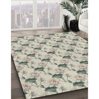 Patterned Army Brown Novelty Rug, pat1274