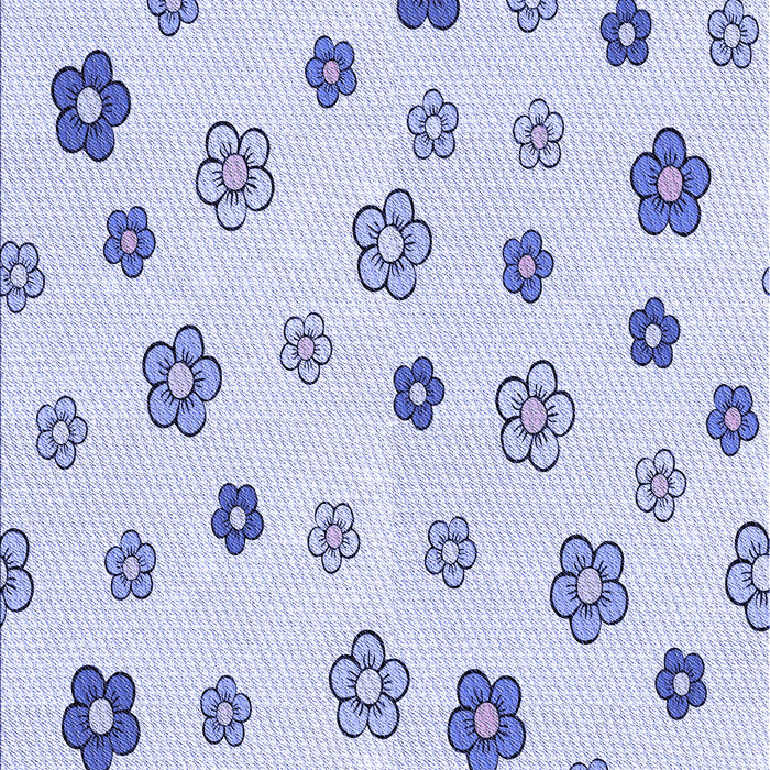 Patterned Lavender Blue Rug, pat1275blu