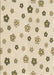 Patterned Vanilla Gold Rug, pat1275brn