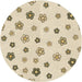 Square Machine Washable Transitional Vanilla Gold Rug in a Living Room, wshpat1275brn