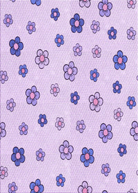 Machine Washable Transitional Lilac Purple Rug, wshpat1275pur