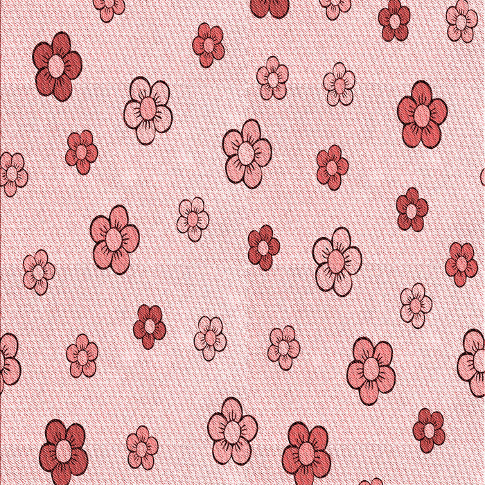 Machine Washable Transitional Light Rose Pink Rug, wshpat1275rd