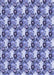 Patterned Deep Periwinkle Purple Rug, pat1276blu