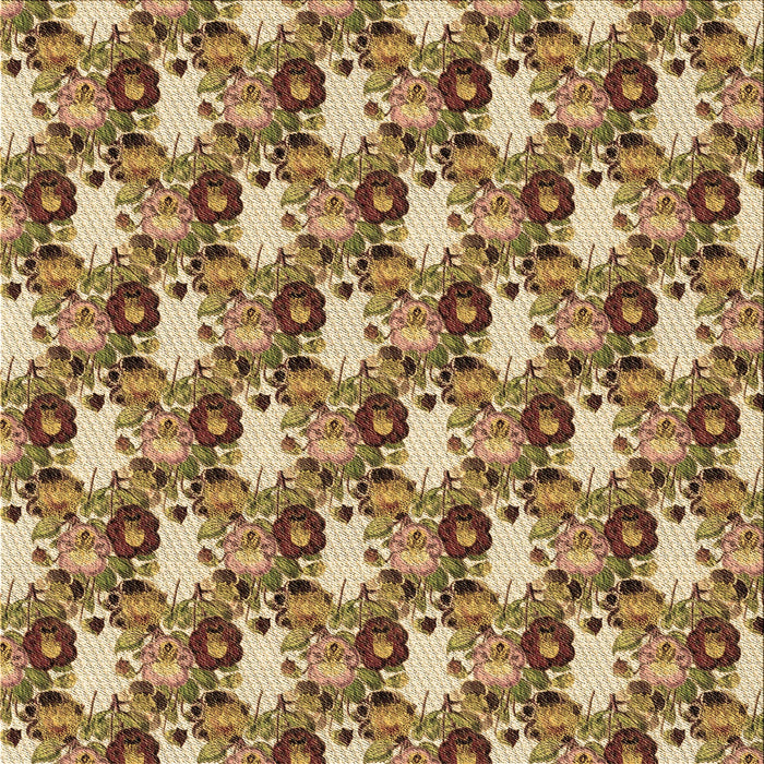 Round Machine Washable Transitional Yellow Orange Rug, wshpat1276brn