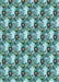 Patterned Medium Turquoise Green Rug, pat1276lblu