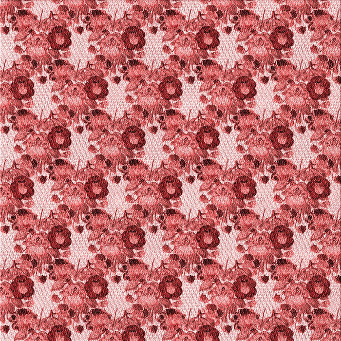 Round Patterned Light Coral Pink Rug, pat1276rd