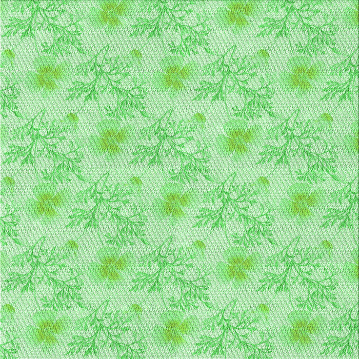 Round Machine Washable Transitional Green Rug, wshpat1277grn