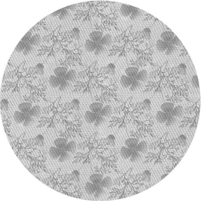 Square Patterned Gunmetal Gray Rug, pat1277gry