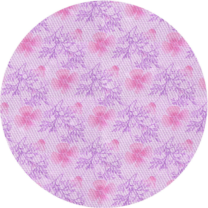 Square Patterned Violet Purple Rug, pat1277pur