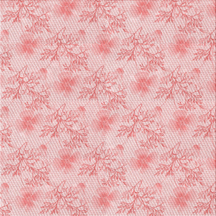 Round Patterned Light Red Pink Rug, pat1277rd