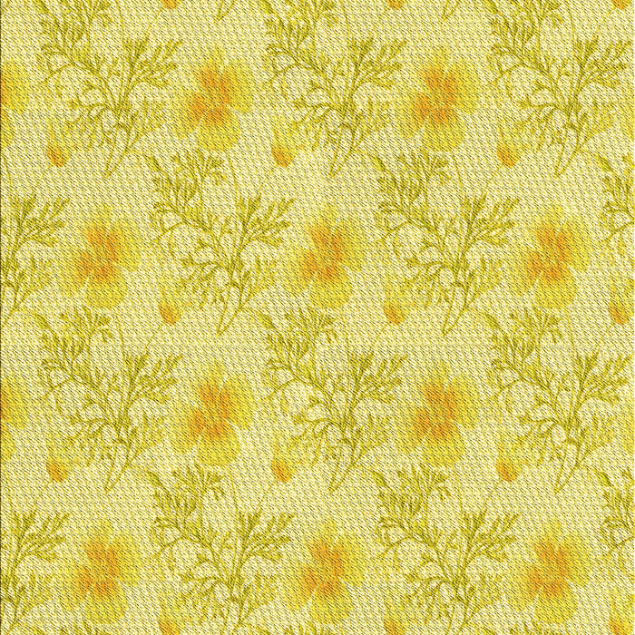 Machine Washable Transitional Golden Brown Yellow Rug, wshpat1277yw