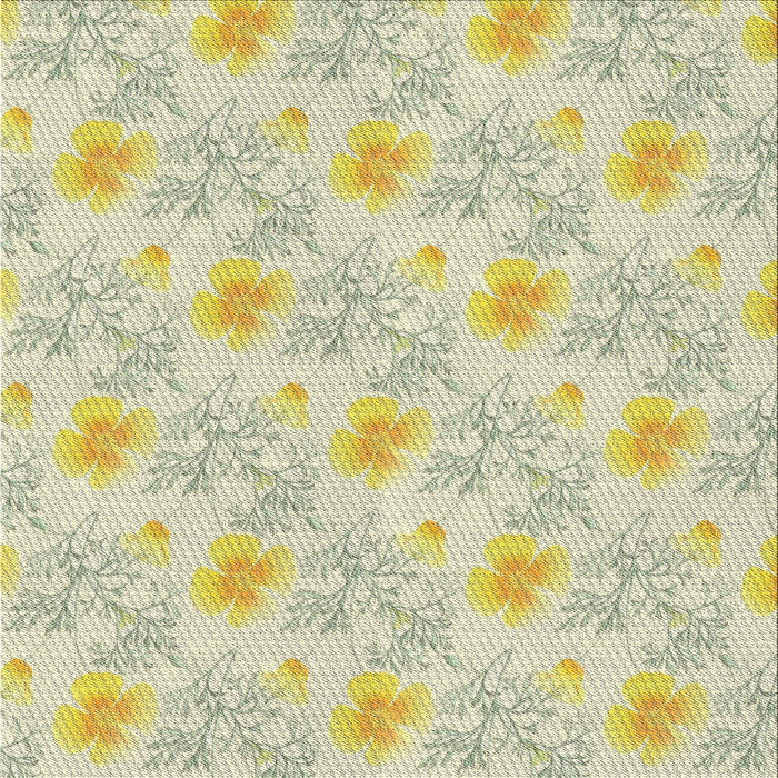 Square Patterned Copper Green Novelty Rug, pat1277