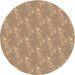 Square Patterned Brown Sand Brown Rug, pat1278brn