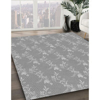 Patterned Cloud Gray Rug, pat1278gry