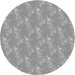 Square Patterned Cloud Gray Rug, pat1278gry