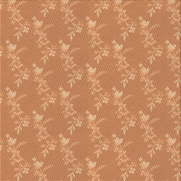 Round Machine Washable Transitional Orange Rug, wshpat1278org