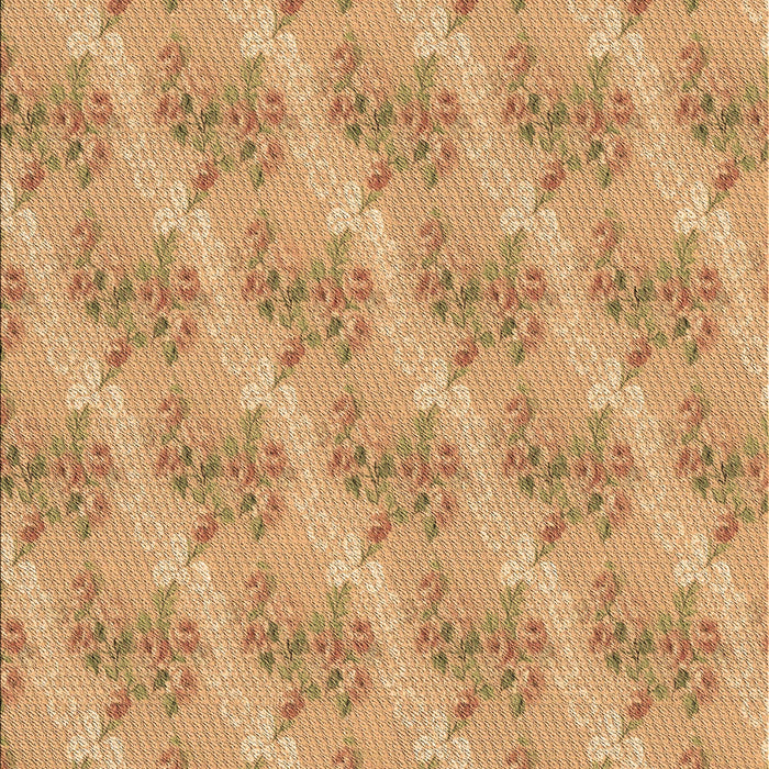 Machine Washable Transitional Yellow Orange Rug, wshpat1279brn