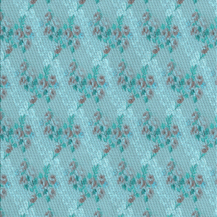 Machine Washable Transitional Seafoam Green Rug, wshpat1279lblu